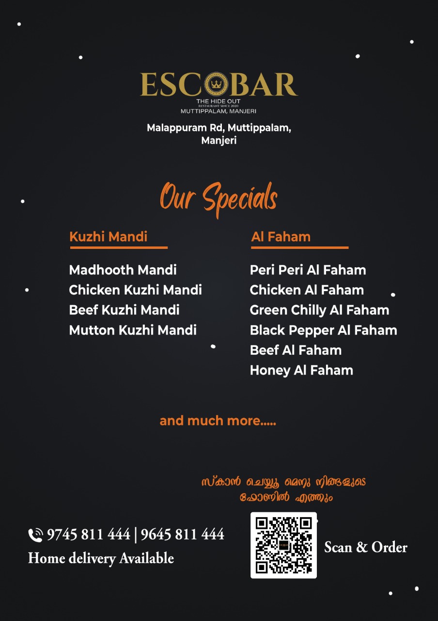 ESCOBAR RESTAURANT MANJERI